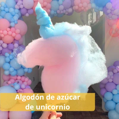 Algodón de unicornio