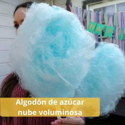 Algodón nube voluminosa