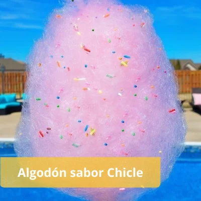 Algodón sabor chicle