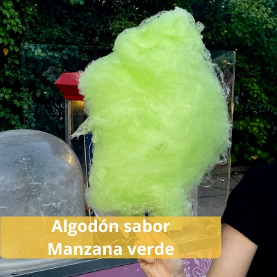 Algodón sabor manzana verde