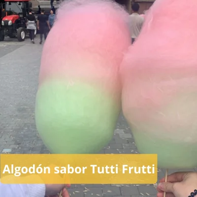 Algodón sabor tutti frutti